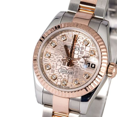 rolex rose fold|rose gold Rolex women's.